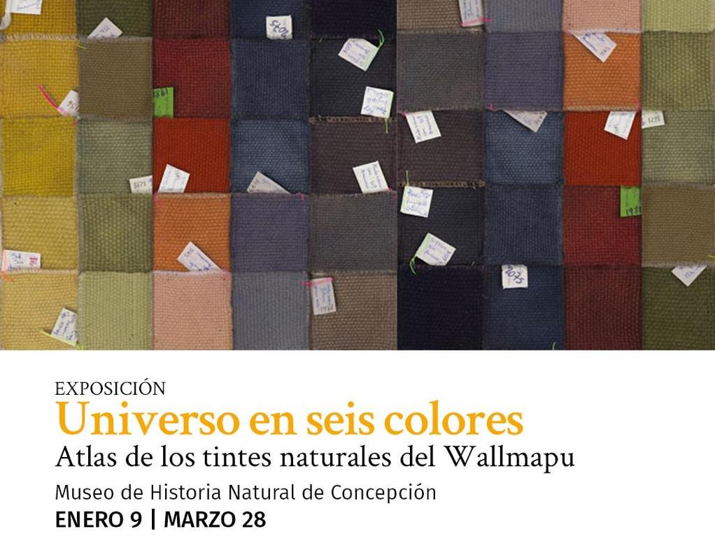 Afiche de telas de colores