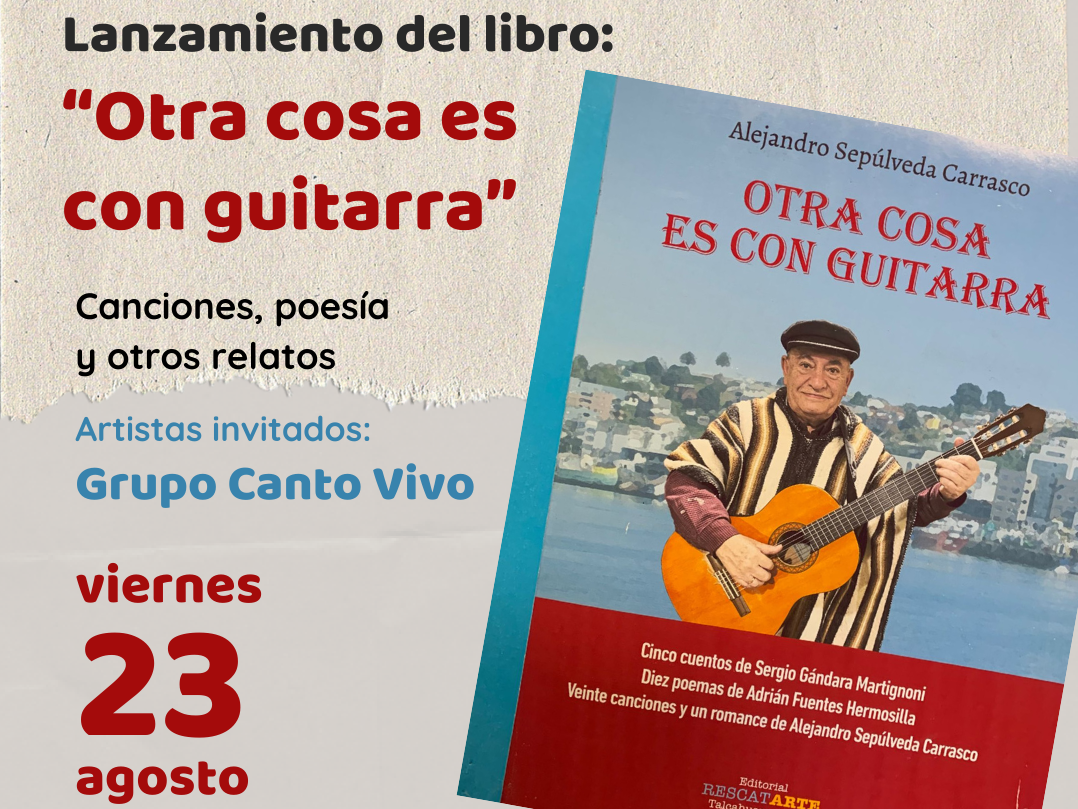 afiche lanzamiento del libro